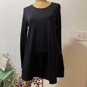 NWT $208 ALEMBIKA Black Circle Tunic sz 1 S 6 8